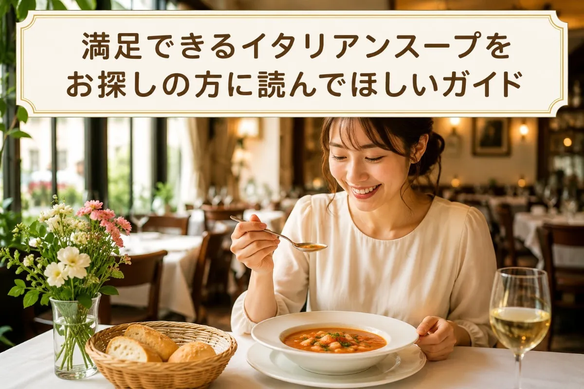満足できるイタリアンスープをお探しの方に読んでほしいガイド